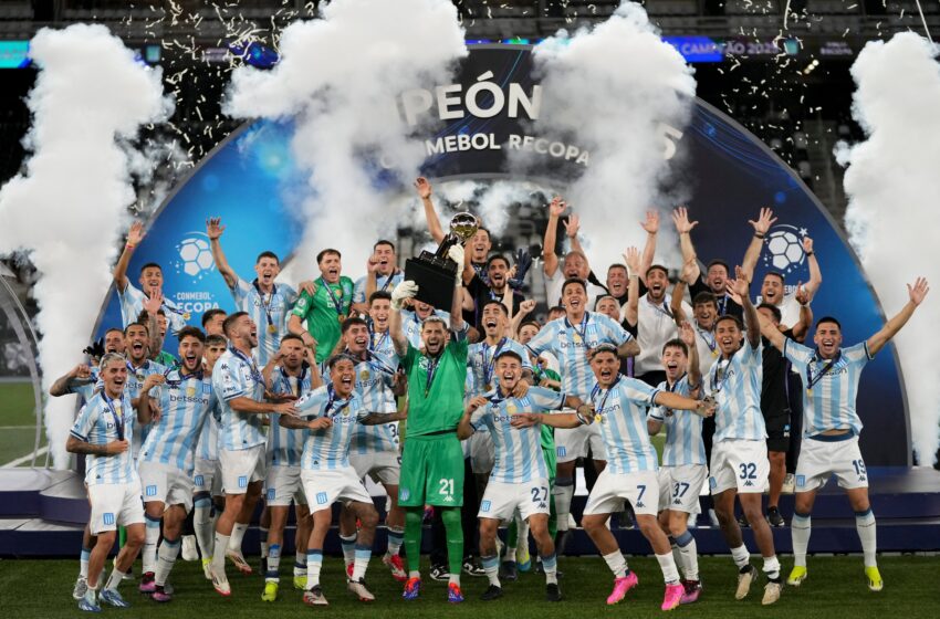 Racing conquista Recopa Sudamericana por 1ra vez tras vencer a Botafogo