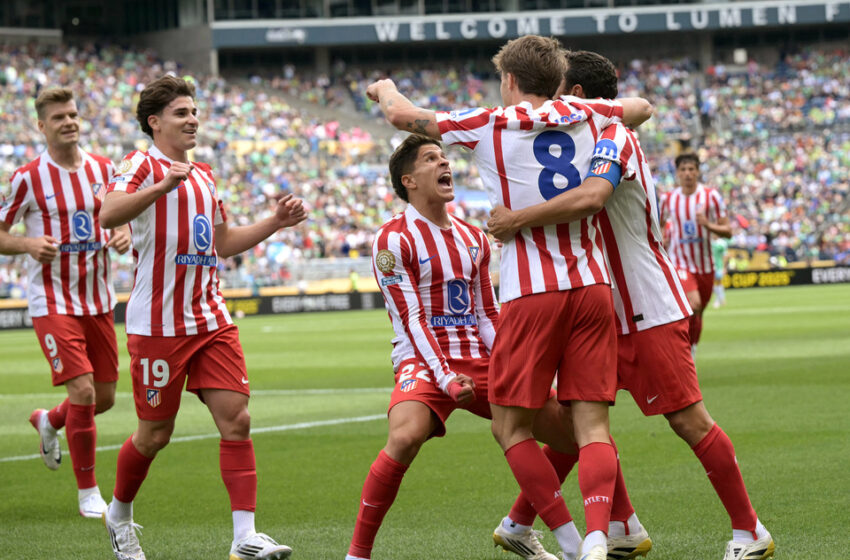 Mundial de Clubes: Atlético Madrid se recuperó ante Seattle Sounders