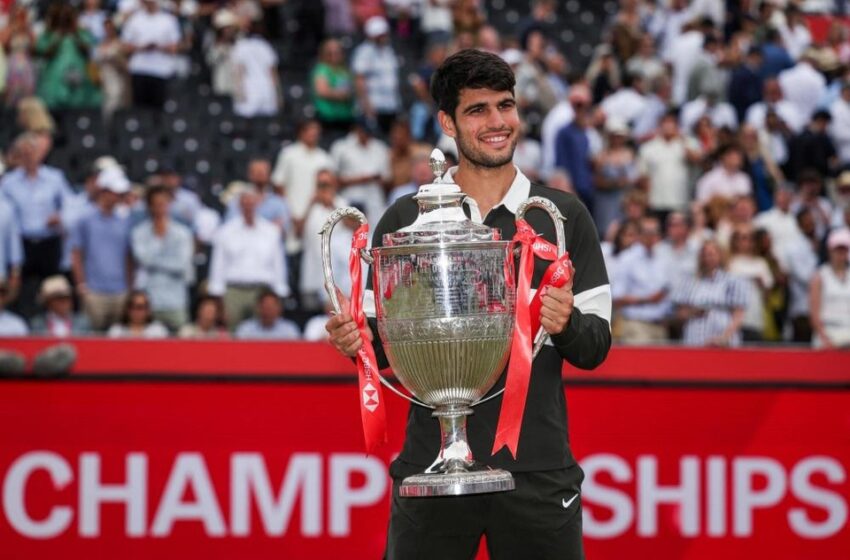 ATP de Queen’s: Alcaraz sufrió pero venció a Lehecka y se quedó con el título