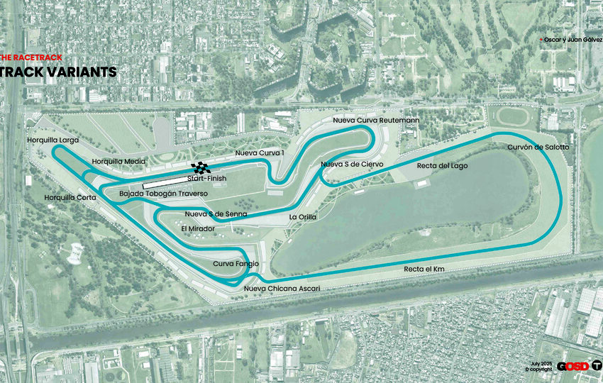 Las pistas que tendrá el nuevo Autódromo de Buenos Aires