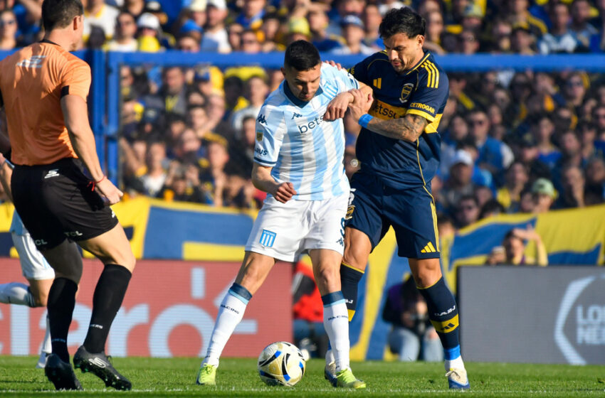 Boca y Racing apenas terminaron igualados