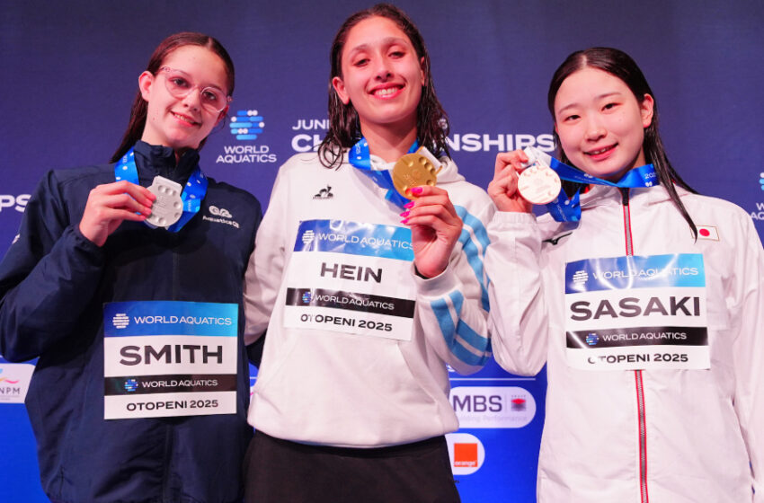 Agostina Hein se consagró campeona mundial juvenil con un tiempo histórico