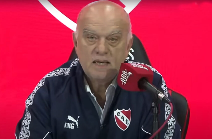 El presidente de Independiente apuntó contra la Universidad de Chile