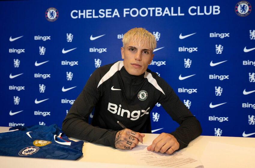 De Manchester a Londres: Garnacho puso la firma y es nuevo jugar del Chelsea